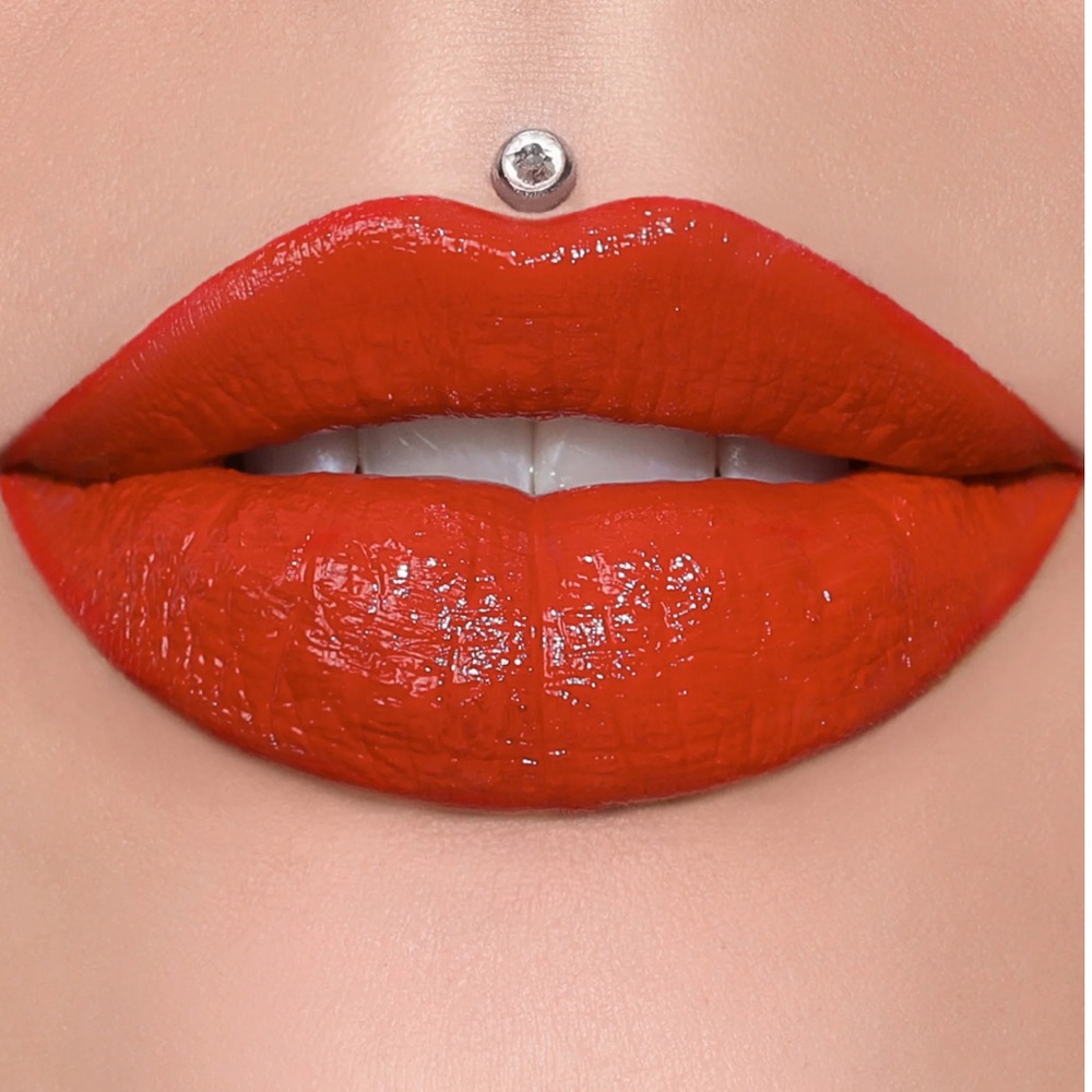 NEW Jeffree Star Cosmetics Supreme Gloss in Everybody Knows Orange Red Vegan